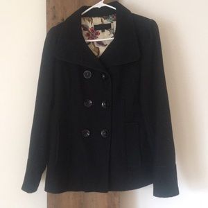 Steve Madden Black Peacoat